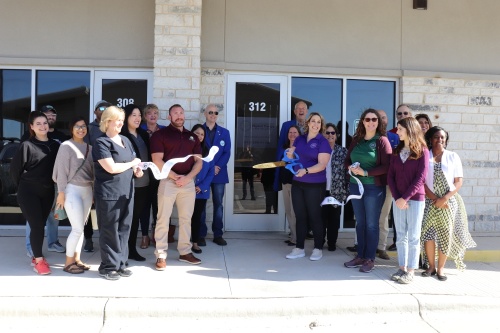 Hays County Physical Therapy and Wellness held a ribbon-cutting ceremony March 24 celebrating its joining the San Marcos Area Chamber of Commerce. (Zara Flores/Community Impact Newspaper)