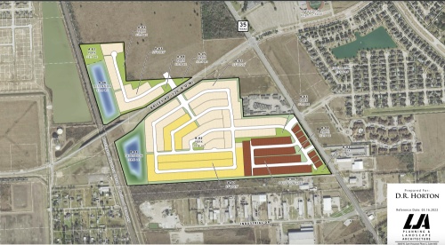 Over 450 new residences have the green light to be built close to the intersection of Hwy. 35 and Bailey Road in Pearland. (Screenshot of Pearland agenda documents)