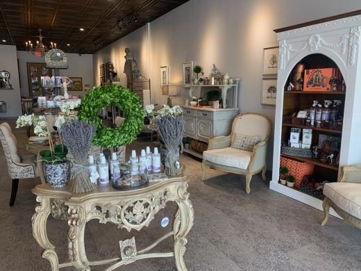 Belle Maison is a new French-inspired home and gift store in Cool Springs Galleria. (Maureen Sipperley/Community Impact Newspaper)