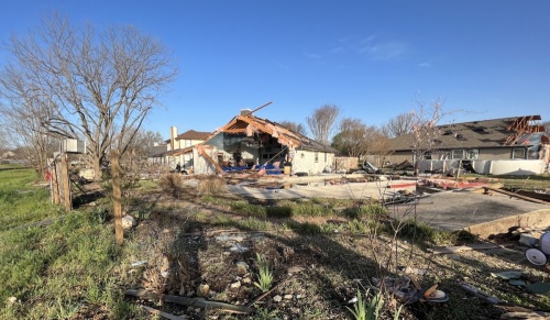 Nearly 700 homes were damaged or destroyed by the March 21 tornado in Round Rock. (Haley Grace/Community Impact Newspaper)