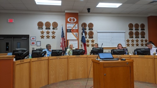 Hutto ISD officials set in motion a review process for the Applied Materials agreement March 31. (Carson Ganong/Community Impact Newspaper)