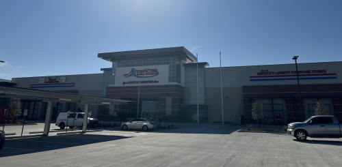 American Furniture Warehouse opened in Conroe on March 26. (Maegan Kirby/Community Impact Newspaper)
