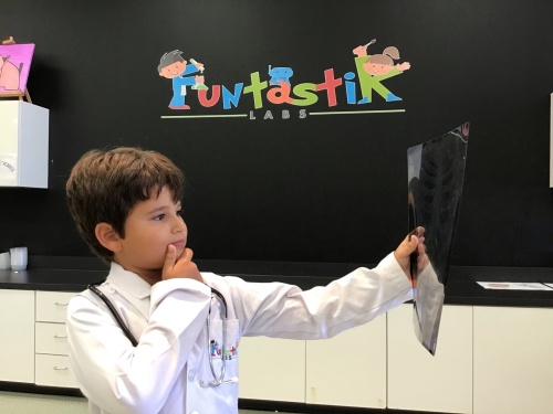 The Future Doctors camp allows campers to explore how the work of doctors and how they keep the body healthy. (Courtesy Funtastik Labs)