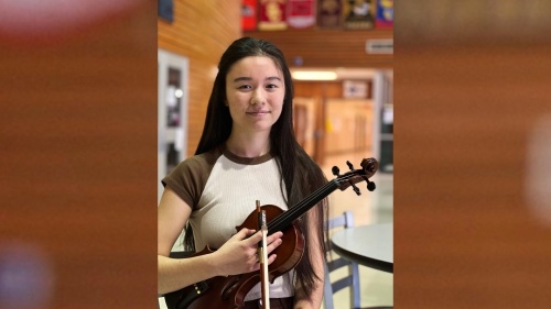 Ellie Kennedy was chosen as first chair Violin 1 for the orchestra comprised of students from across the state. (Courtesy Comal ISD)