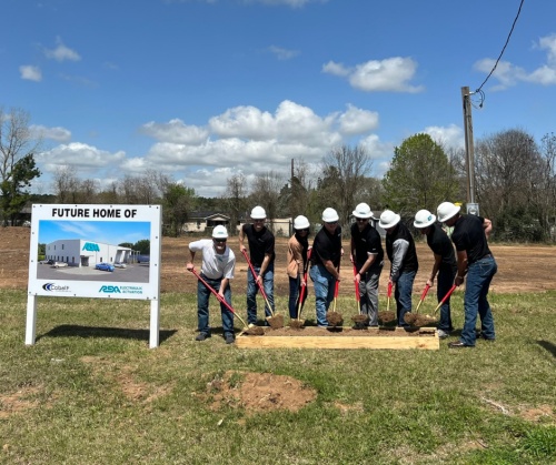 REXA, Inc. broke ground on its new facility in Tomball on March 22. (Courtesy REXA)