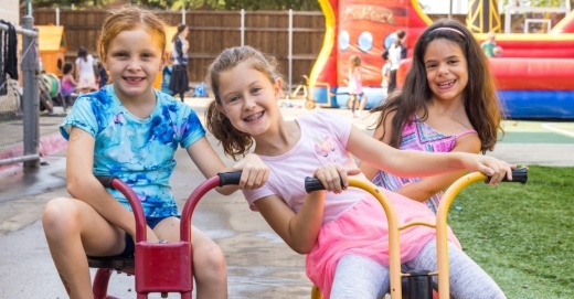 Children at Gan Israel Day Camp.