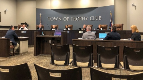 Trophy Club Town Council chambers