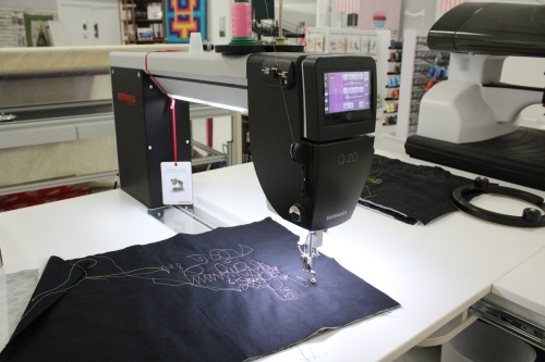 Sew N' Go offers embroidery as well as clothing alteration and repair services. (Emily Lincke/Community Impact Newspaper)