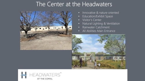 The second phase of the Headwaters master plan will include the construction of a visitors center and conference space. (Courtesy city of New Braunfels)