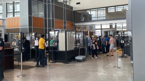 Airport officials said the new security officers could help relieve some extended wait times. (Claire Shoop/Community Impact Newspaper)