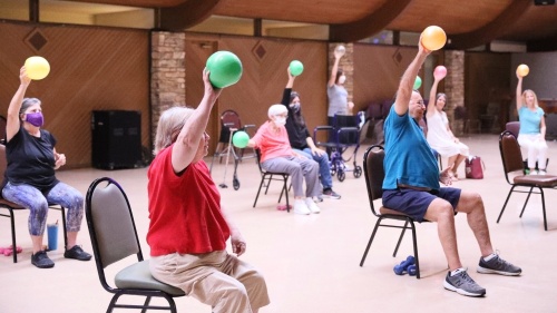 Power for Parkinson's, an Austin-area nonprofit bringing mind and body fitnesses to area seniors with Parkinson's disease, resumed Round Rock classes at St. Philips United Methodist Church on April 7. (Courtesy Power For Parkinson's)