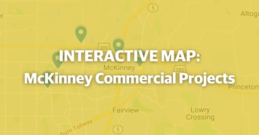 Google Maps screenshot of McKinney area
