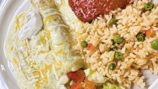 Hole in the Wall Mex-Tex Cuisine enchiladas