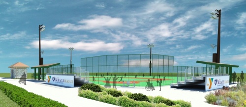The Cibolo Family YMCA Miracle Field will open April 21. (Courtesy YMCA of Greater San Antonio)