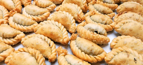 Marini's follows original owners Marcello and Pelusa Marini's original recipes for some of its savory empanadas, including the chicken "diablo" made with chicken, onion, bell peppers, tomato sauce and spices. (Courtesy The Original Marini's Empanada House)
