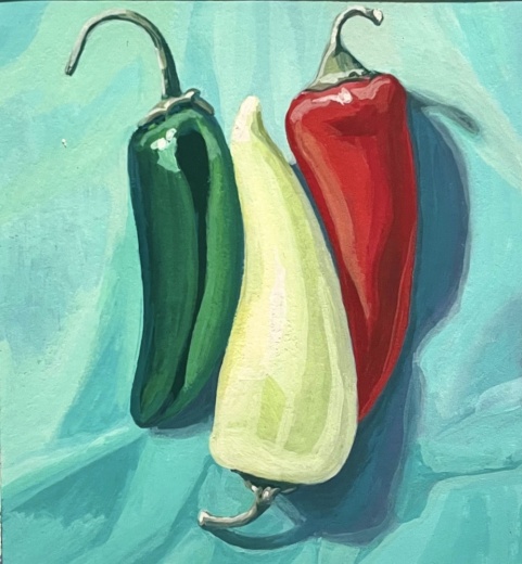 Among the art that will be for sale as part of the fundraiser is this untitled piece by Neva Mikulicz, done in acrylic on paper. (Courtesy Anya Tish Gallery and Neva Mikulicz)