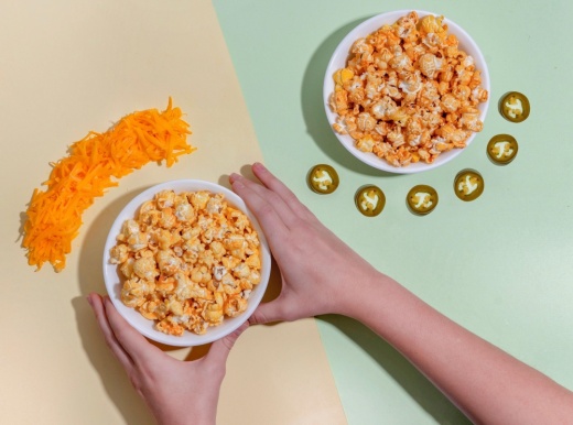 With an early February opening, popcorn shop Popjoi has been selling a variety of its original popcorn mixes in Sienna. (Courtesy Popjoi)