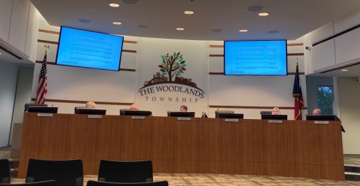 The Woodlands Township board of directors discussed the One Water Task Force at its April 21 meeting. (Vanessa Holt/Community Impact Newspaper)