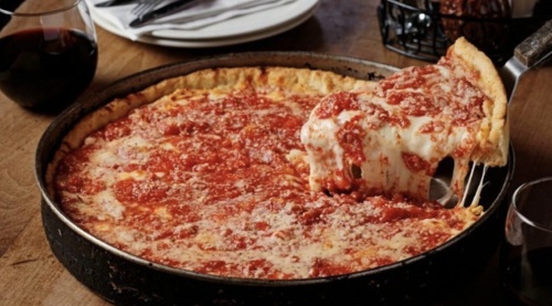 The restaurant offers pizza in addition to appetizers, pasta, salad and desserts. (Courtesy Lou Malnati's Pizzeria)