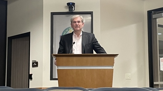 It was a night of tears, celebration and recognition at Pearland City Hall. Pearland’s first all-inclusive playground will be known as The Ed Thompson Inclusive Park. (Andy Yanez/Community Impact Newspaper)