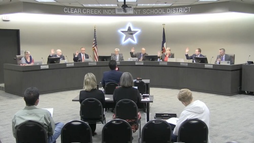 Ross Elementary School, located at 2401 W. Main St. in League City, and Whitcomb Elementary School, located at 900 Reseda Drive in Houston, are the two projects brought before the board of trustees at their April 26 meeting. (Screenshot courtesy CCISD)