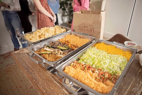 Fajita Pete's will deliver its Tex-Mex menu to homes and offices and cater events for parties of 1-100. (courtesy Fajita Pete's)