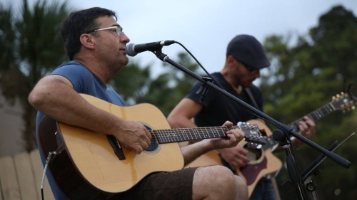 Nate Gordon performs at The Backyard Grill. (Courtesy The Backyard Grill)