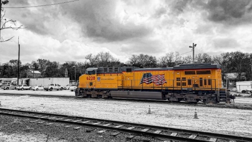 The city hopes to acquire the downtown Union Pacific Railroad rail yard property. (Lauren Canterberry/Community Impact Newspaper)