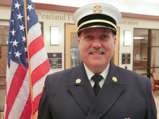 The city of Pearland will celebrate the retirement of Pearland Fire Department Chief Vance Riley on May 4. (Courtesy city of Pearland)