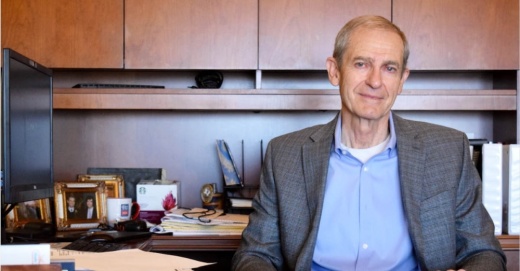 Frisco city manager George Purefoy in his office