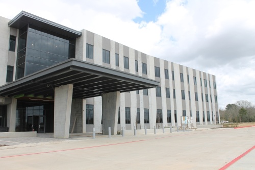
Construction on the new HCC-Katy campus will soon wrap up as college officials prepare for a May opening date. (Sierra Rozen/Community Impact Newspaper)