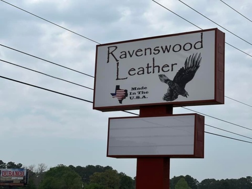 The leather working business has three stores at the Texas Renaissance Festival and relocated its operations to Pinehurst in March. (Courtesy Ravenswood Leather)
