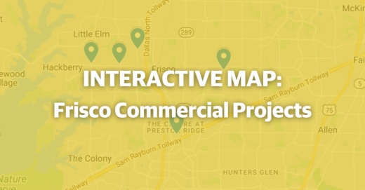Google Maps screenshot of Frisco area