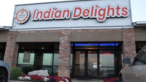 Indian Delights is located in The Depot in Cedar Park. (Sumaiya Malik/Community Impact Newspaper)