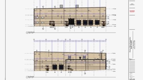 These elevations show the facade of the new manufacturing facility Encore Wire is looking to construct. (Courtesy city of McKinney)