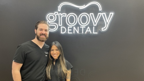 Doctors Trenton and Alyssa Dawson are the owners and operators of Groovy Dental on West Parmer Lane.