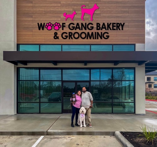 Amith and Divya Patel hosted a weeklong celebration May 7-14 for the grand opening of their new Woof Gang Bakery & Grooming location in Spring. (Courtesy Woof Gang Bakery & Grooming)