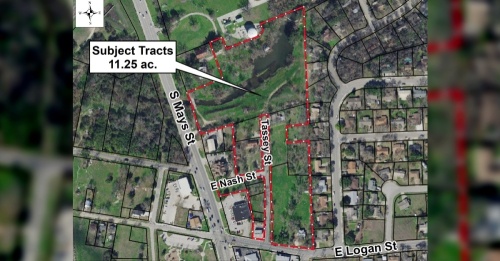Rezoning for a new housing development to be located just south of downtown Round Rock received unanimous approval from the city's council during a May 12 meeting. (Courtesy City of Round Rock)