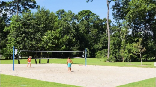 The newly expanded Fall Creek Sports Complex encompasses two baseball fields, two soccer fields, two sand volleyball courts and two dog parks in addition to playground equipment, covered pavilions, picnic areas, and pingpong and chess tables. (Courtesy Fall Creek)