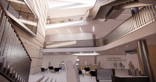 Renovations are underway at the Evelyn Rubenstein Jewish Community Center. (Courtesy Evelyn Rubenstein Jewish Community Center)