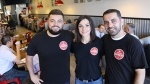 From left, Frisco Diner is a family business run by owners CJ Seferi, Jessica Seferi and Afrim Seferi. (Community Impact Newspaper file photo)