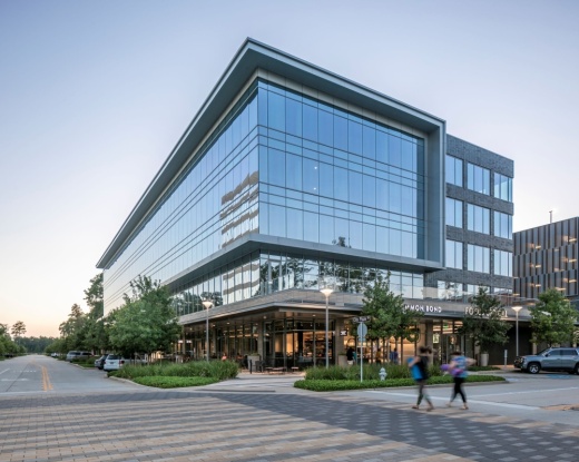 Located at 1700 City Plaza Drive, Spring, City Place 1 totals 149,500 square feet and was the first multitenant office building constructed in City Place. (Courtesy Mabry Campbell)
