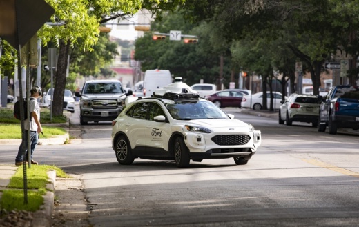 The company is running rideshare and grocery delivery pilot programs in Austin. (Courtesy Argo AI)