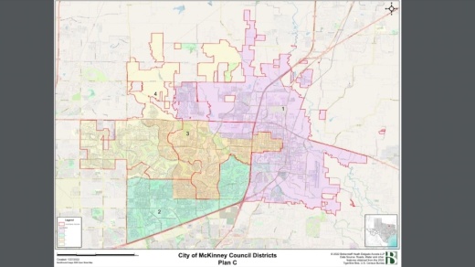 This is one of the proposed plans council will consider moving forward with at the June 7 meeting. (Courtesy city of McKinney)