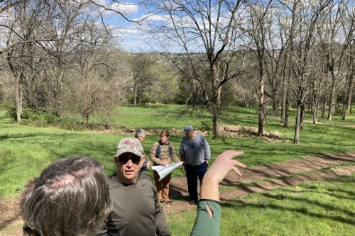 Rock Solid Trail Contracting is completing a design to build a mountain bike trail at Marcella Vivrette Smith Park in Brentwood that would open in spring 2023. (Courtesy Bike Walk Brentwood) 