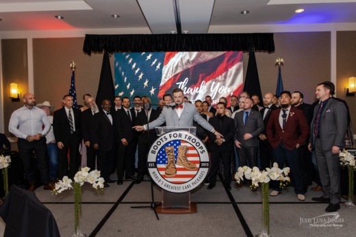 Boots for Troops annual boots and suits gala is on June 18. (Courtesy Boots for Troops)