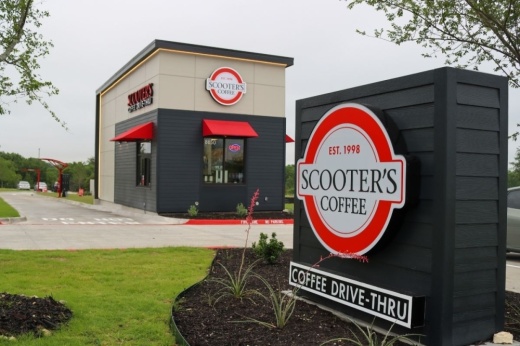 A new drive-thru-only Scooter's Coffee is now open in McKinney. (Grant Johnson/Community Impact Newspaper)