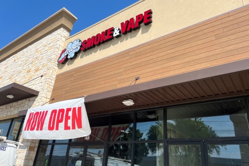 Blow Smoke & Vape opened in early May at 2041 S. I-35, Ste. 217, San Marcos. (Zara Flores/Community Impact Newspaper)