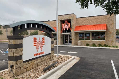 Round Rock's third Whataburger location opened at 281 University Blvd. in early May. (Brooke Sjoberg/Community Impact Newspaper)