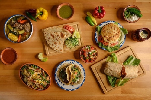 The eatery offers breakfast tacos, quesadillas, gorditas, burritos, tortas, soups and aguas frescas. (Courtesy Taco Real)